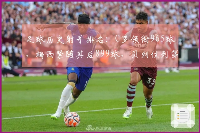 足球历史射手排名：C罗领衔965球，梅西紧随其后899球，贝利位列第三，独狼排名第四